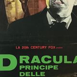Original Italian cinema poster dracula, prince of darkness