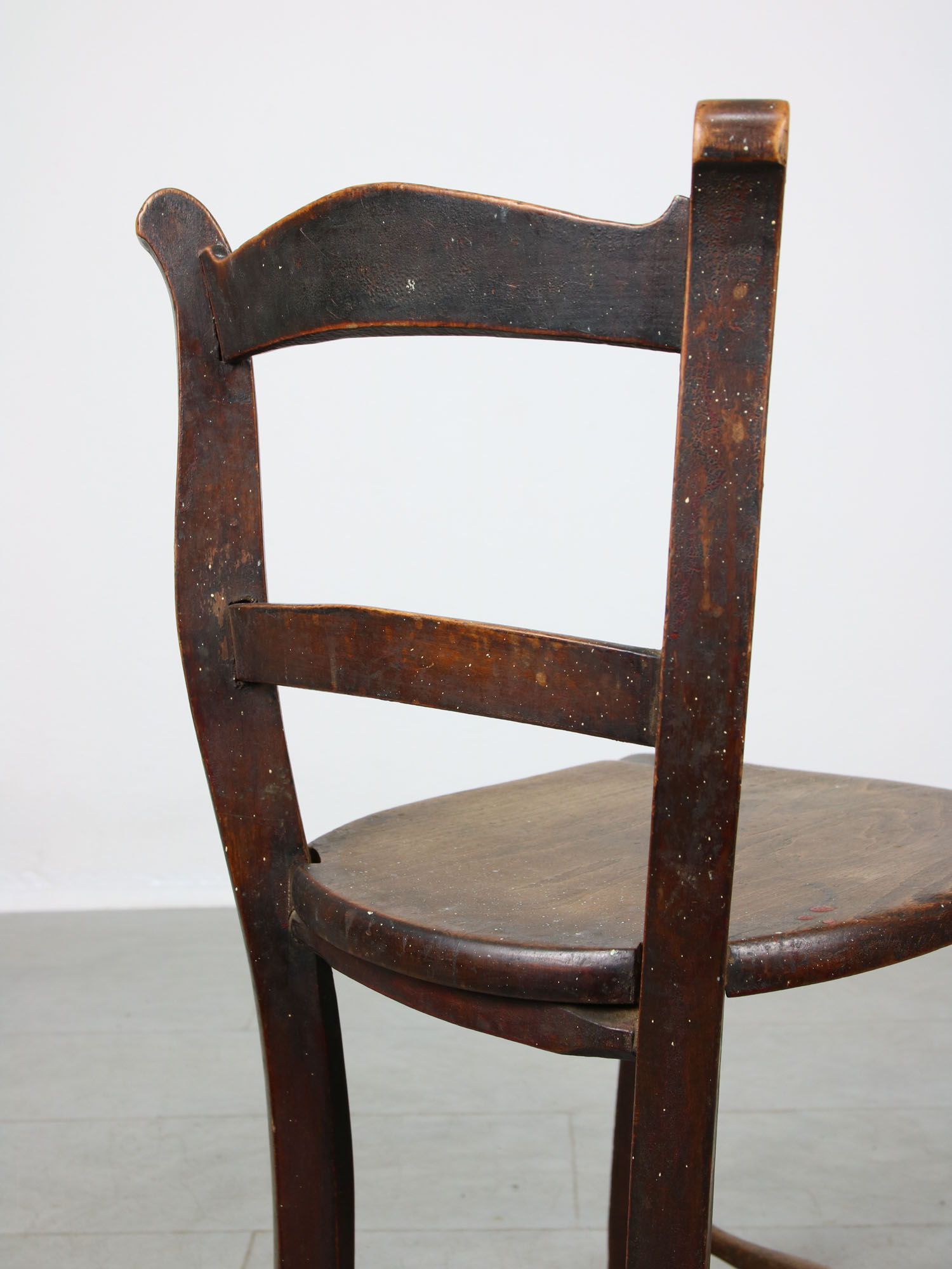Antique Patinated Children's Chair, 1890s