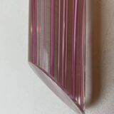 Lampe de plafond striée Murano, années 1980