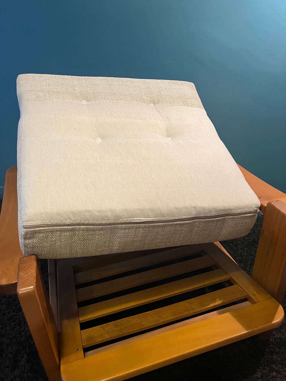 Elm and Maison Regain fabric armchair