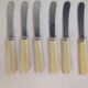 6 English butter knives