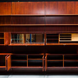 German Rosewood Modular Wall Shelves by IDEE Mobel, 1960s, Set of 25