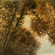 Fishing day, oil on canvas signed A. Parizy