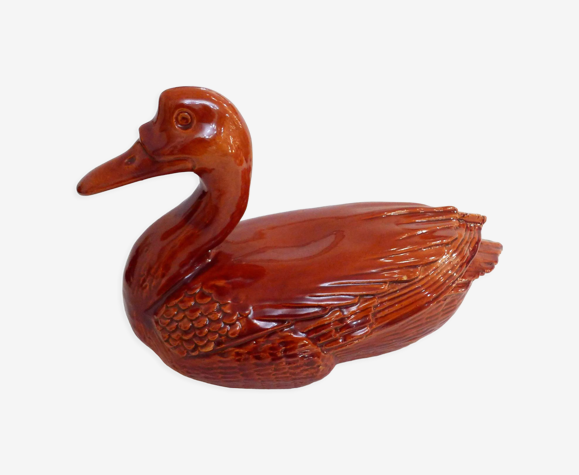 Canard barbotine terre cuite
