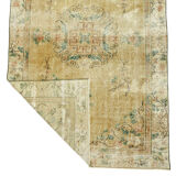 Anatolian handmade vintage rug 263 cm x 158 cm