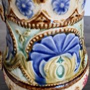 Ancien pichet barbotine Art Nouveau