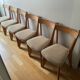 GUILLERME AND CHAMBRON 6 dining chairs