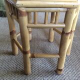 Bamboo side table