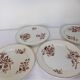 4 flat plates from Sarreguemines model Danish 210401