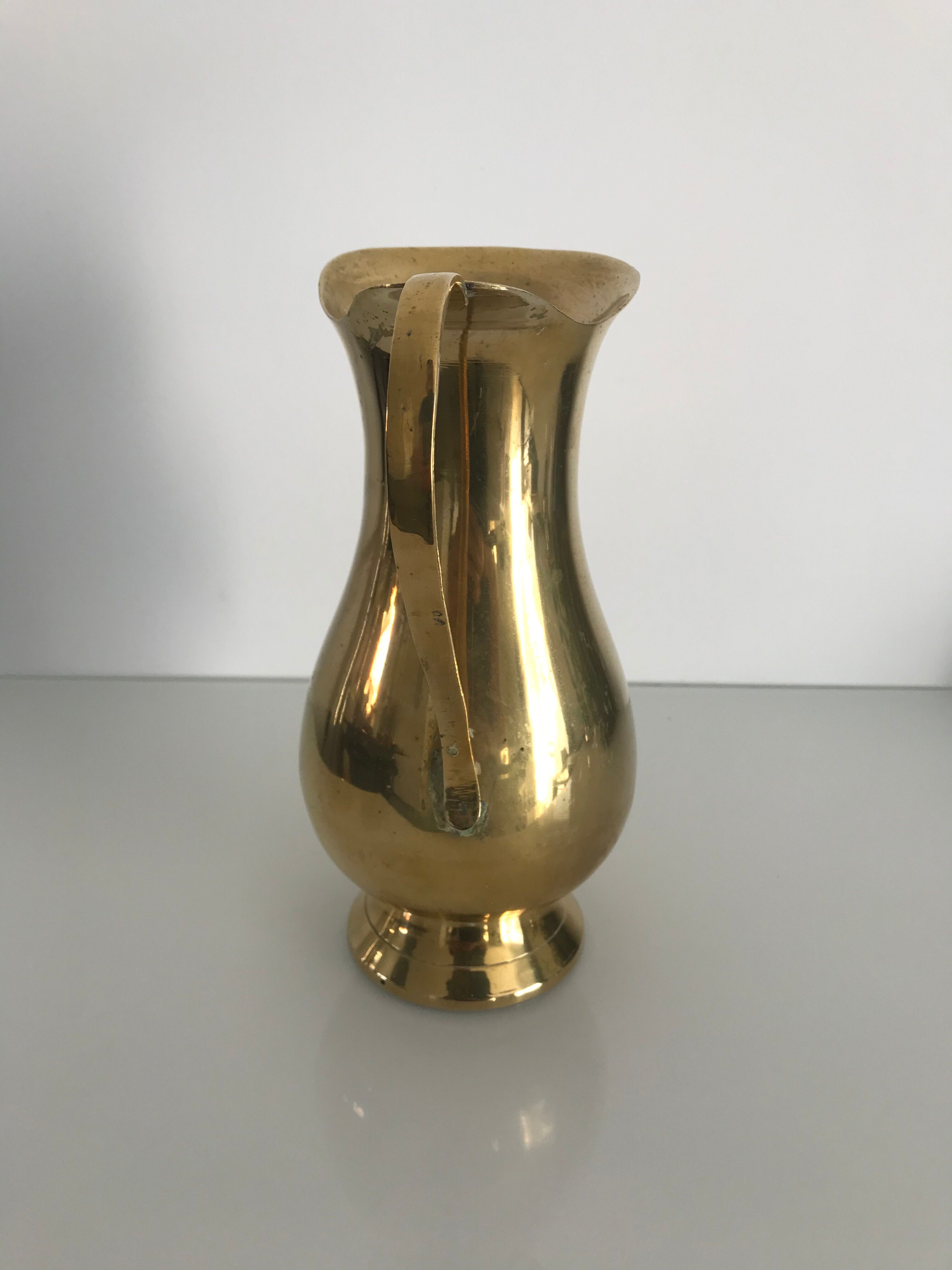 Brass pitcher