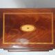 Inlaid trundle table 19th