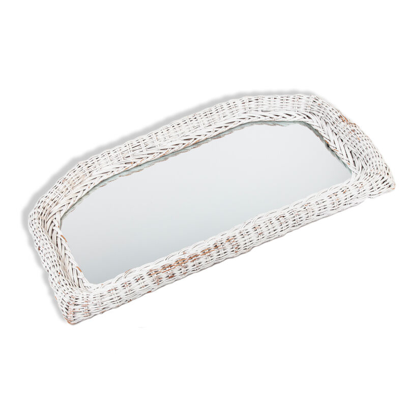 Mirror painted Wicker 60x34cm