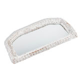 Mirror painted Wicker 60x34cm