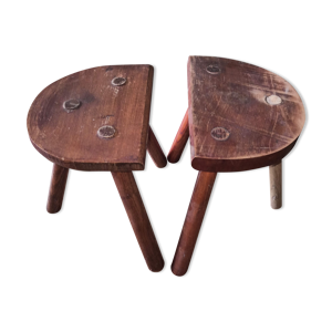 paire de tabourets de