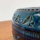 Vintage Italian Ashtray Rimini Blue in Ceramic by Aldo Londi for Bitossi