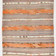 6x9 Soft Colors Persian Kilim Rug, 179x267Cm Anatolian Rug