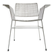 White metal wire chair from Erlau | Germany | 1960s