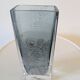 Bubble blown glass vase, 70s design
