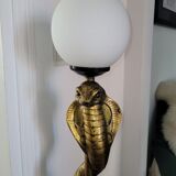 Snake floor lamp