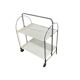 Vintage chrome folding bar/side table
