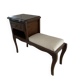 Telephone table / antique oak nesting bench
