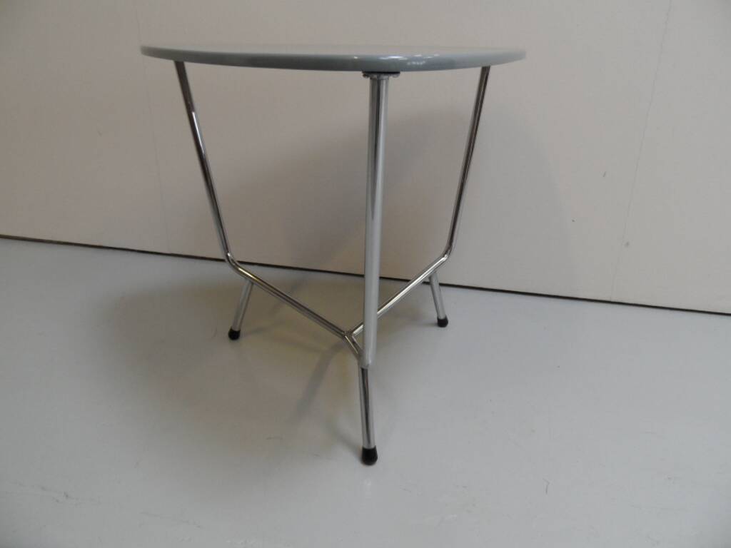 Vintage sidetable with chrome base 1950's