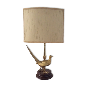 Lampe vintage années 70 faisan