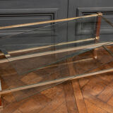 Coffee table with two trays by Pierre Vandel Paris 1980