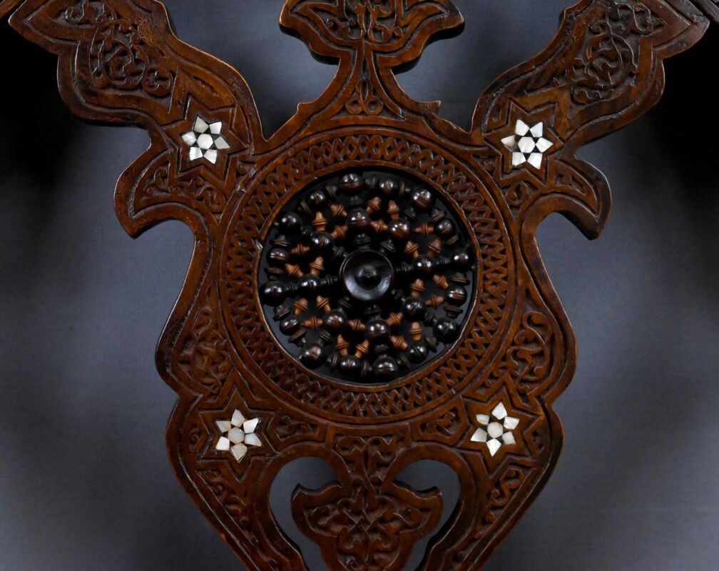 Syrian walnut armchair – late 19th century