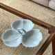 White earthenware plate