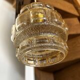 Modern glass globe pendant light from the 60s