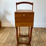 Travailleuse en bois de hêtre années 50