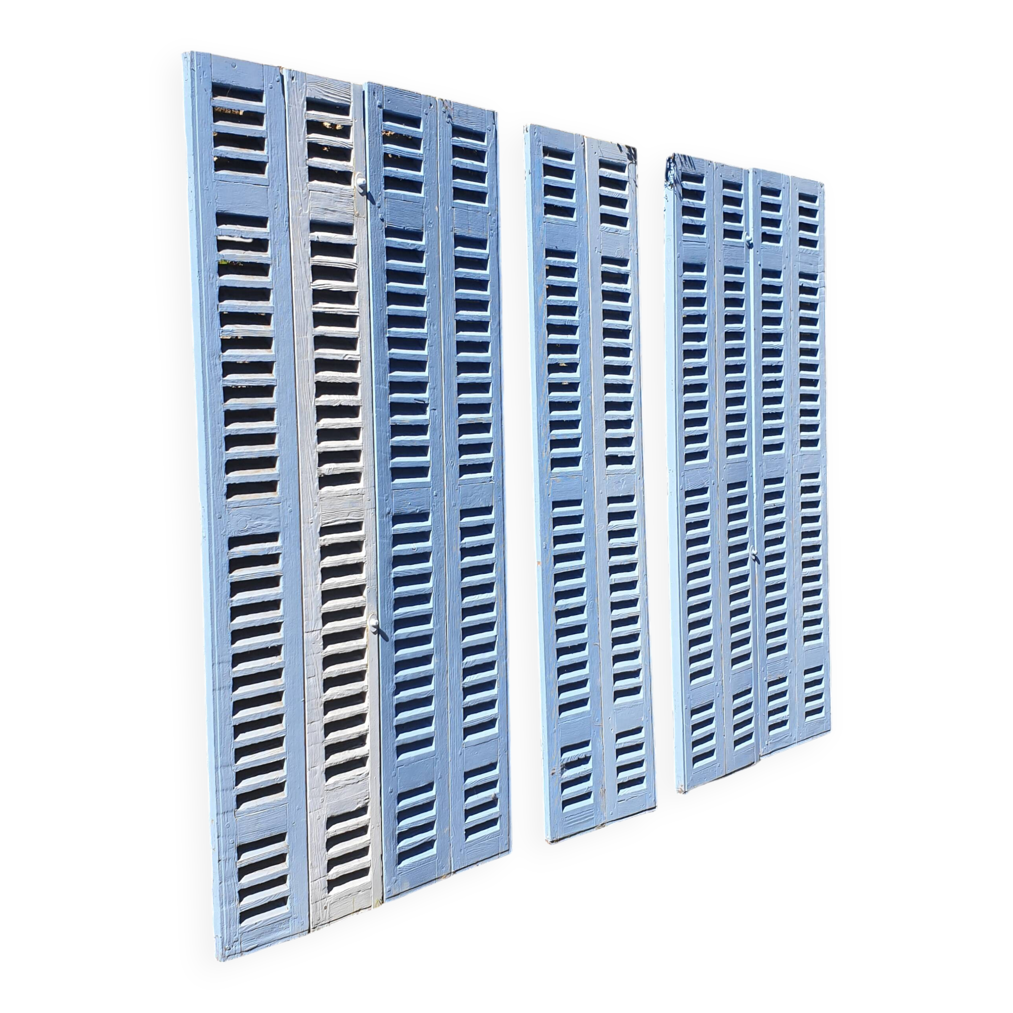 Set of Blue Shutters/Blinds - Late 19th Century