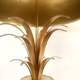 Pair of palm lamps in gilded brass – Maison Boulanger, circa 1980