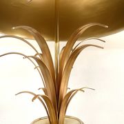 Pair of palm lamps in gilded brass – Maison Boulanger, circa 1980