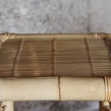 Spectacular vintage bamboo shelf