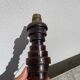 Art Deco Turned Wood Lamp Base