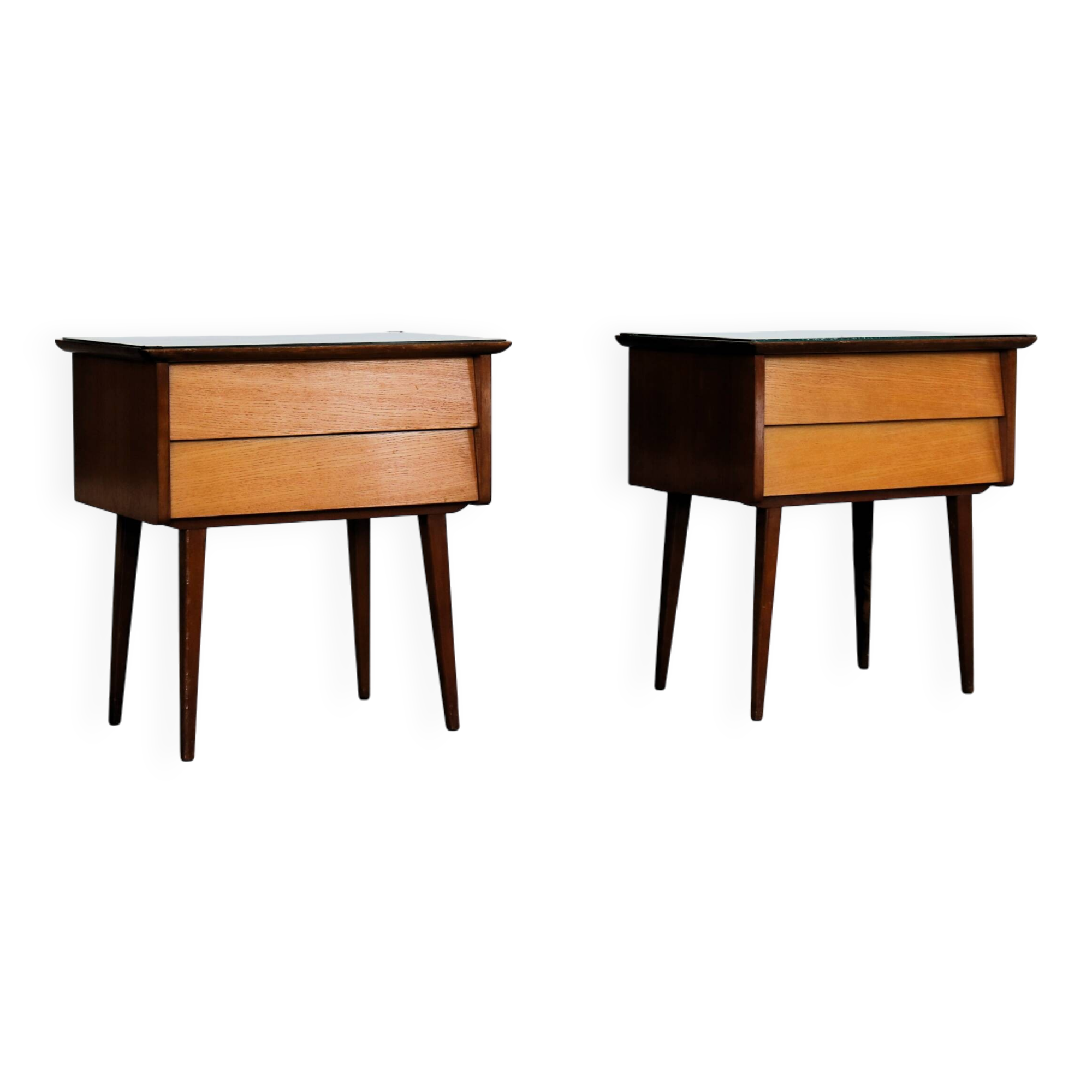 Ensemble de tables de chevet vintage | Commodes | Années 1960