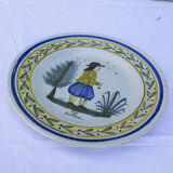 Assiette ancienne Henriot Quimper