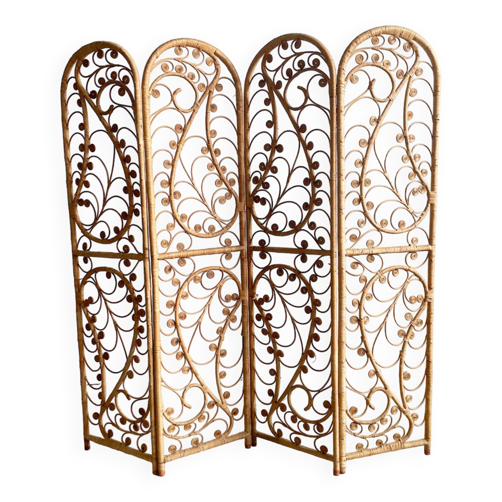 Diviseur De Pièce Avec Étagère - Colonne Du Sol Au Plafond En Bois Massif, Blanc, 120 Cm