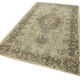 Oriental handmade vintage 1980s beige rug 163 cm x 283 cm