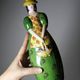 Antique porcelain bottle from Limoges in the style of Robj, 1920s-1930s.
