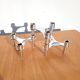 3 bougeoirs en plastiques SECA style Stoff Nagel