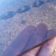Vintage wrought iron glass coffee table from the 70s