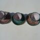3 ceramic shells Robert Picault Vallauris Vintage