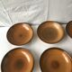 6 vintage sandstone plates