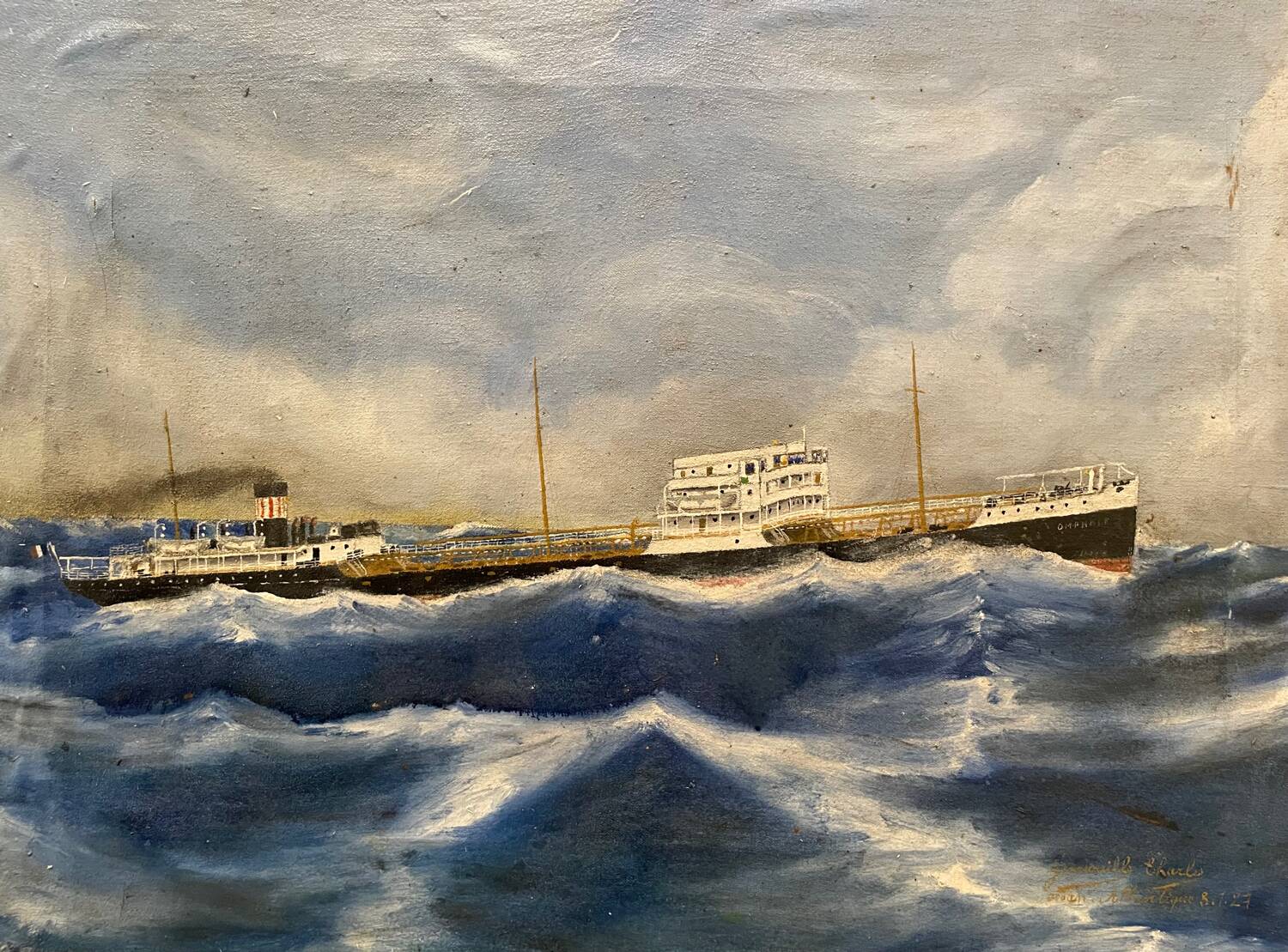 Seascape, Atlantic boat 1927