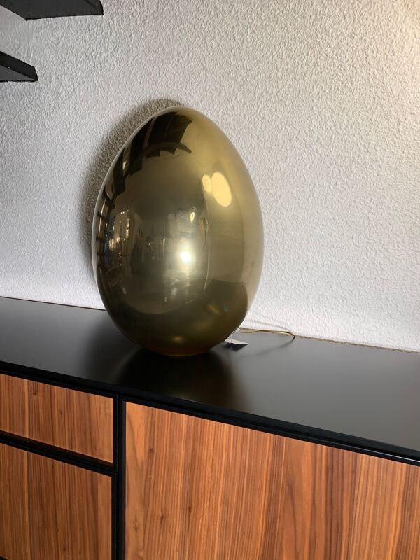 Lampe oeuf doré