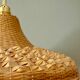 Vintag lampshade suspension in natural material