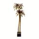 "Palm Trees" floor lamp, Christian Techoueyres for Maison Jansen, gilded brass, 1970s – France
